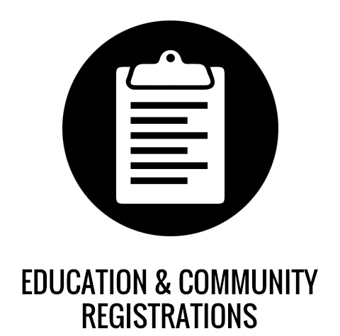 Education and Community Registrations
