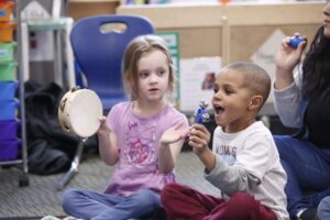 preschoolers music time