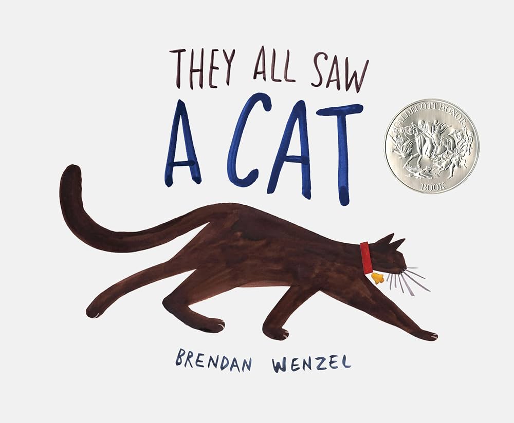 Cover of Brendan Wenzel's They All Saw a Cat