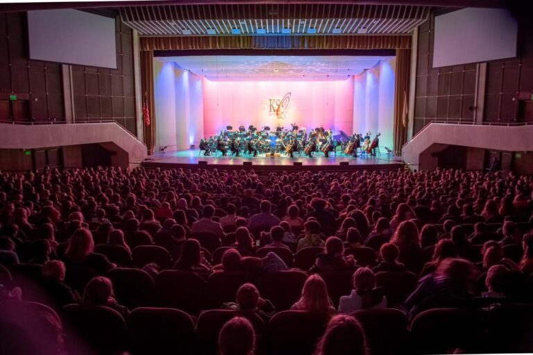 full orchestra performance for students