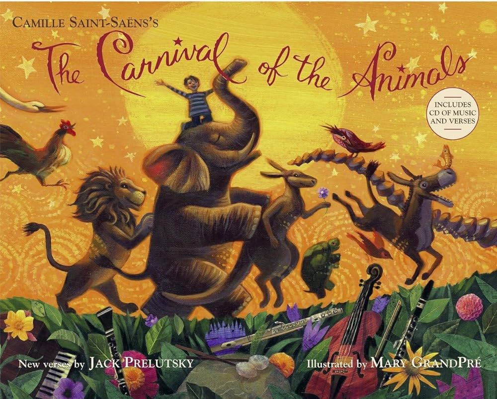 Album cover for a recording of The Carnival of the Animals