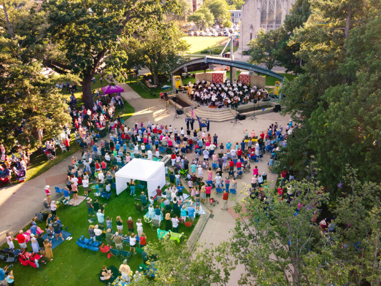 Patriotic Pops in Bronson Park
